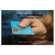 business etiquette. customer service etiquette. man holding a credit card